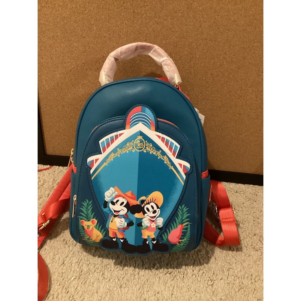 Disney Cruise Line Australia Mickey Minnie Wonder Loungefly Backpack Sealed NWT